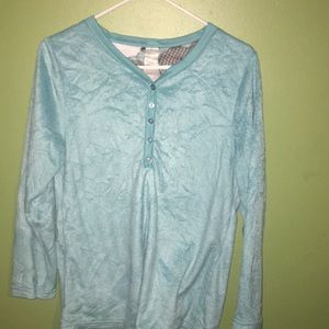 Light Blue Pajama Top (Soft & Perfect For Winter)